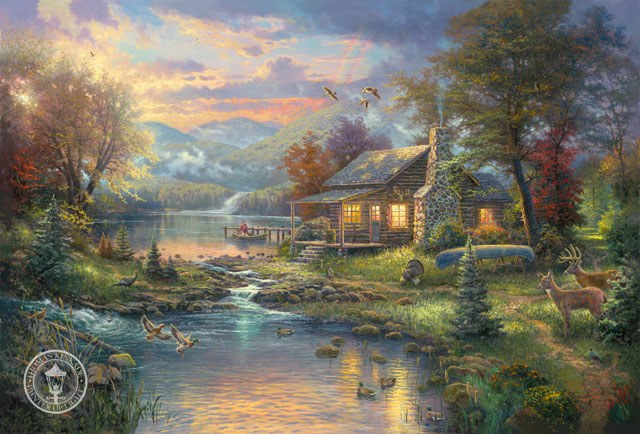 Thomas Kinkade Natures Paradise